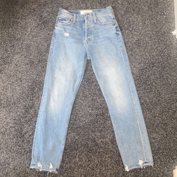 MOTHER The Tomcat High-Rise Relaxed Straight Jeans in True Confessions EUC - Picture 7 of 15